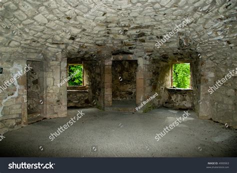 Interior Room Within Tower Ancient Huntly Stock Photo 4990963 ...