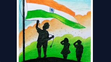 Step by Step Drawing of Republic Day | Easy Drawing of Indian Flag ...