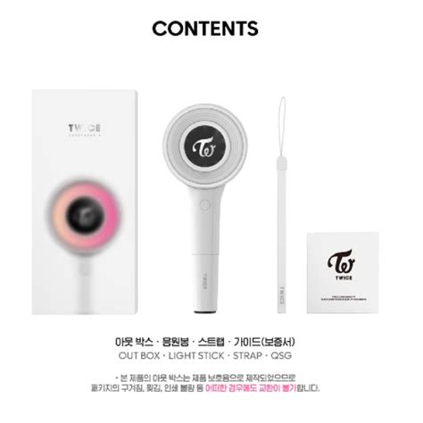 TWICE Official CANDY BONG INFINITY Light Stick Version 3 (1st Preorder ...