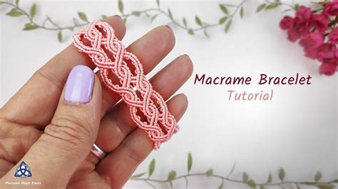 MACRAME BRACELET TUTORIAL - Double Celtic Pattern | Modèles de macramé ...