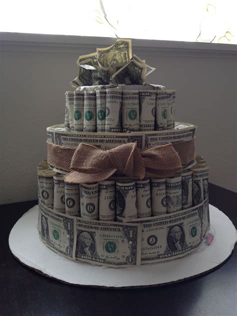 A Fun New Way to Celebrate Special Occasions. MONEY CAKE 18th Celebration Unique Gift Made with ...