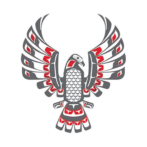 Eagle Totem Metallic Temporary Tattoo