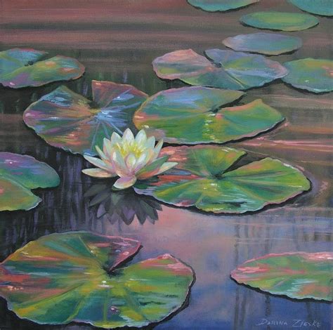 Pretty colors. Water lily painting | Art | Pinterest | Water lilies painting, Water lilies and ...