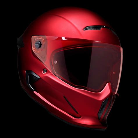 Ruroc | ATLAS 4.0 Crimson | Full Face Bluetooth Motorcycle Helmet | Ruroc