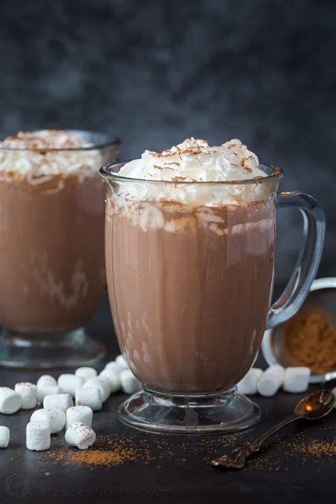 EASY homemade hot cocoa that is creamy and rich with bursting flavors from the cocoa powder. The ...