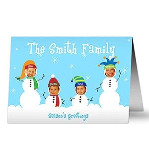 Personalized Cartoon Christmas Cards