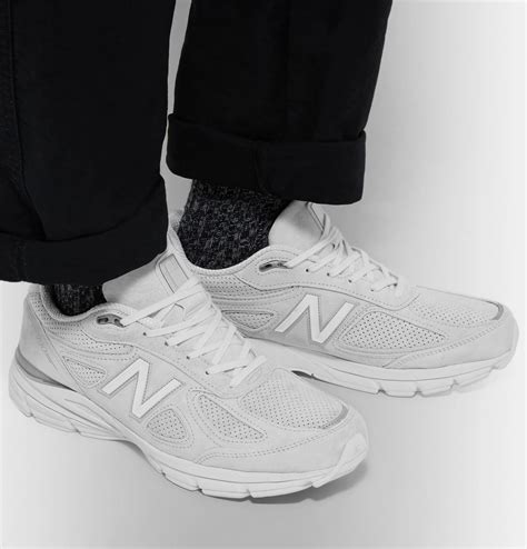 New Balance 990 Suede Sneakers in White for Men - Lyst