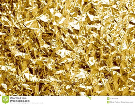 GOLD FOIL TEXTURE for DESIGN SHINY BACKGROUND Stock Image - Image of ...