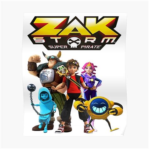 "Zak Storm Funny Gift For Fans zak storm characters zak storm cartoon" Poster by Moelkdi21 ...