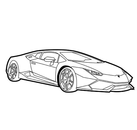 Güzel Lamborghini para colorear, imprimir e dibujar –ColoringOnly.Com