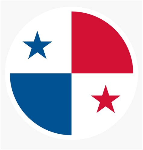 Bandera Panama Emoji Clipart , Png Download - Panama Flag Round Png, Transparent Png - kindpng