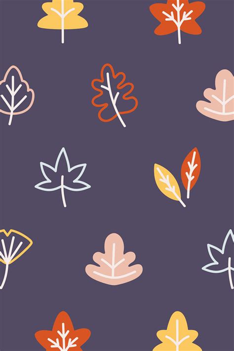 Autumn patterned background | Free stock vector - 893105