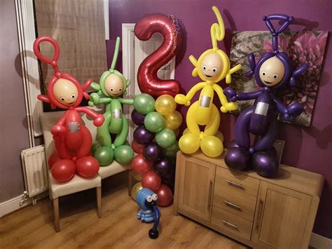 Teletubbies all ready to make someone's birthday extra special! #teletubbies #tinkywinky #dipsy ...