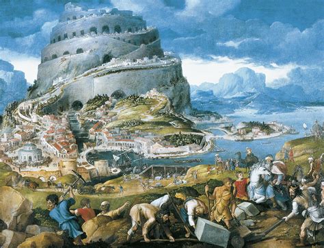 The Tower of Babel Painting by Van Heemskerck Circle of Maarten - Pixels