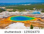 Panoramic View of Yellowstone Lake under clouds image - Free stock photo - Public Domain photo ...