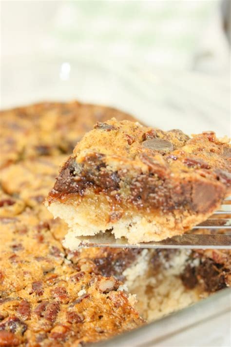 Chocolate Pecan Squares - Gluten Free - Kiss Gluten Goodbye