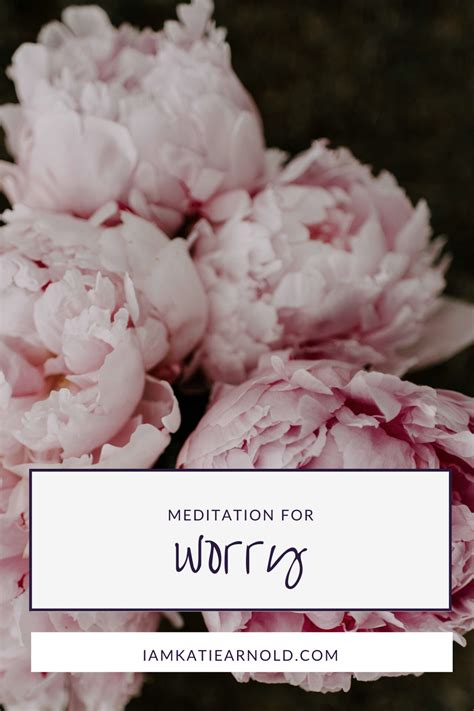 Guided Meditation for Worry | Guided meditation, Meditation, Healing ...