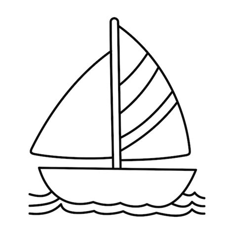 Premium Vector | Boat vector illustration. Wood funny boat cartoon. Boat isolated on white ...