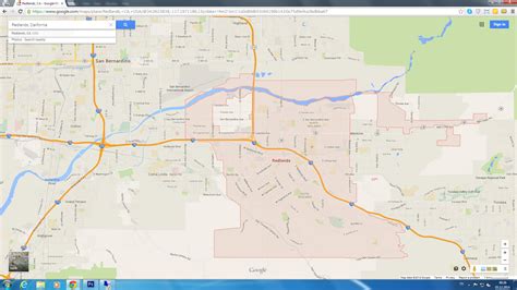 Redlands California Map - United States