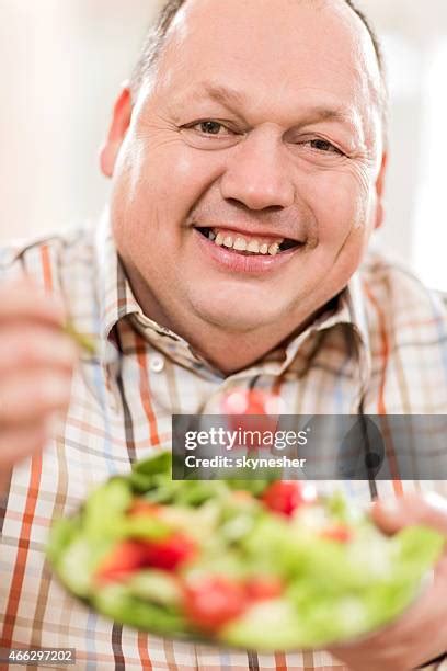 35 Overweight Man Eating Salad Stock Photos, High-Res Pictures, and ...