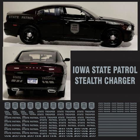 Iowa State Patrol – Stealth Charger – Bilbozodecals