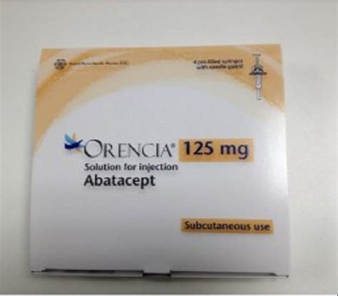 Orencia Abatacept 125mg Injection at Rs 1050/vial | Orencia in ...