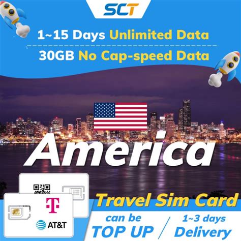 USA Travel Sim Card Unlimited Data【40GB High Speeds + Unlimited 128kbps ...