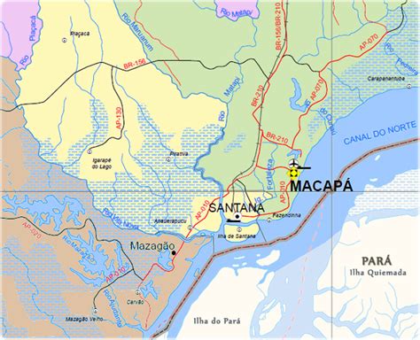 Macapa Brazil Map