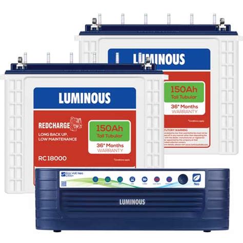 Luminous Eco Volt Neo 2300 Combo | Chennai Olive Power