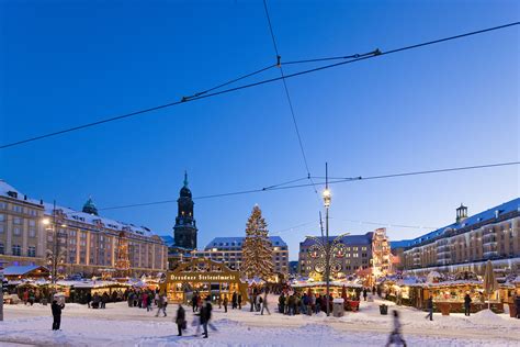 *Dresdner Striezelmarkt* in Dresden (Germany). Winter Getaways, Ice Skating Rink, Christmas ...