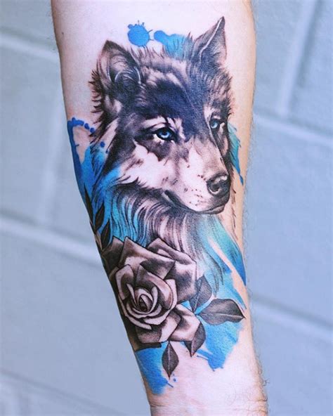 [Download 42+] Tribal Wolf Rose Tattoo Designs