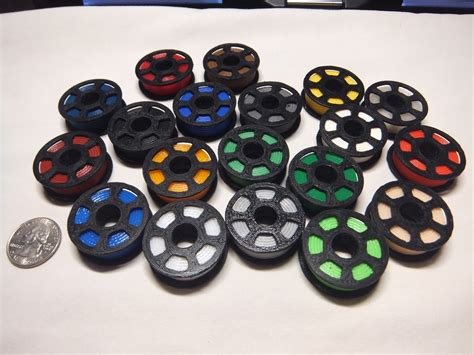 3D Printed Mini Filament Spools | Kristofer Brozio