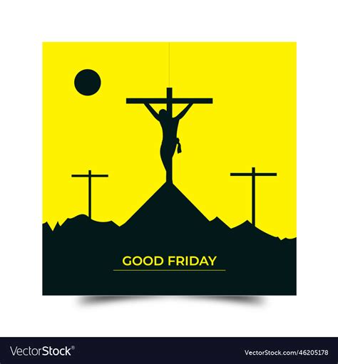 Good friday Royalty Free Vector Image - VectorStock