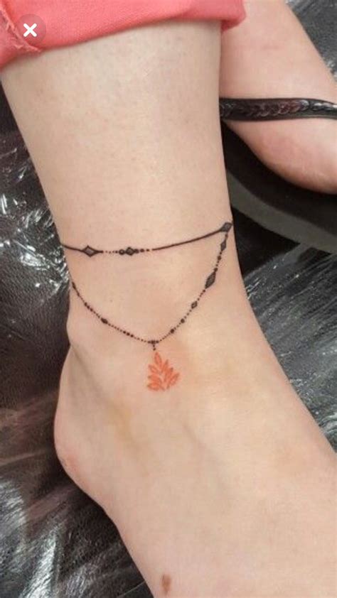 Pin by Connie Jervis on Tattoos | Ankle bracelet tattoo, Tattoo ...