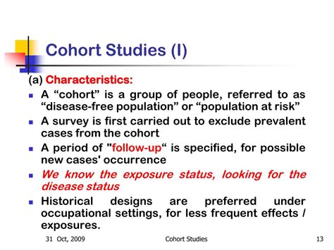 PPT - Cohort Study Designs PowerPoint Presentation, free download - ID ...