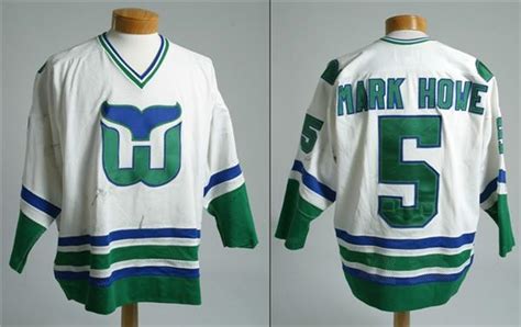 1980-81 Mark Howe Game Used Hartford Whalers Jersey