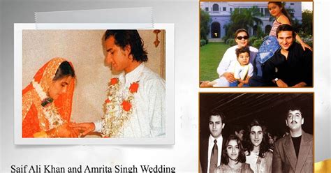 Bollywood Couples Wallpapers: Saif Ali Khan and Amrita Singh wedding