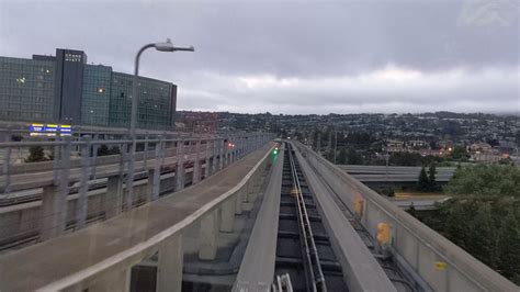 SFO Airtrain ride from Long Term Parking Station to Terminal 2. Long ...