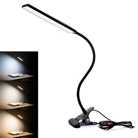 5W 48 LEDs Clip-On Desk Lamp Flexible Reading light Dimmable Clamp Lamp 2 Colors | eBay