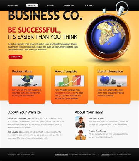 Free Website Template - Business Company