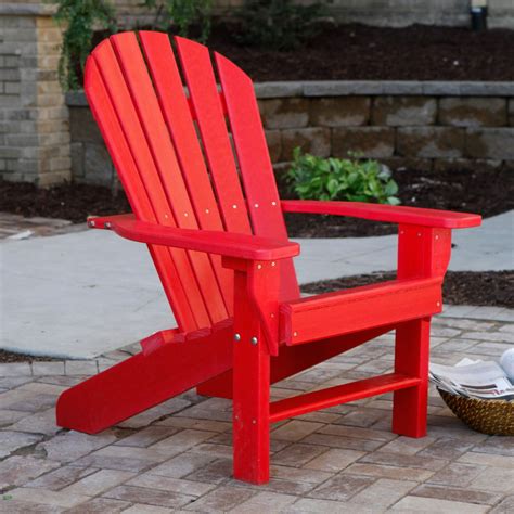 Jayhawk Plastics Recycled Plastic Seaside Adirondack Chair - Walmart.com - Walmart.com