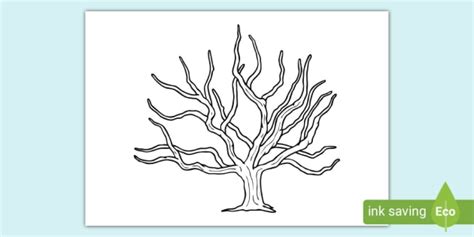 Printable Tree Template - Parents - Topics - Twinkl