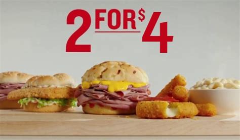 Arby’s 2 For $4 Bourbon BBQ Sliders Deal Specials | Menu Offers