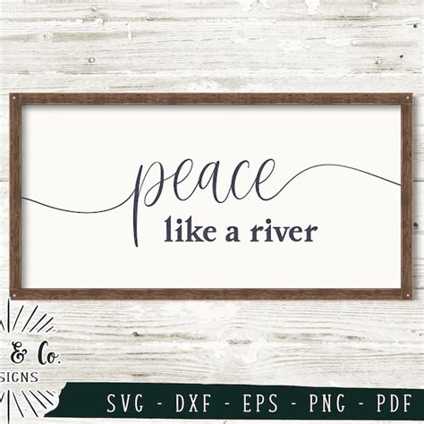 Peace Like a River - Etsy