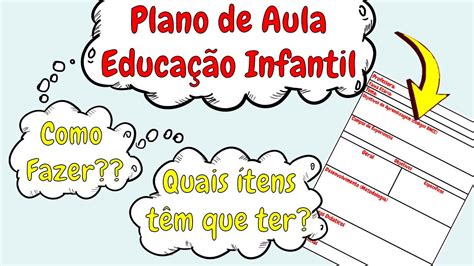 Plano De Aula Educação Infantil - Aula de Conhecimento