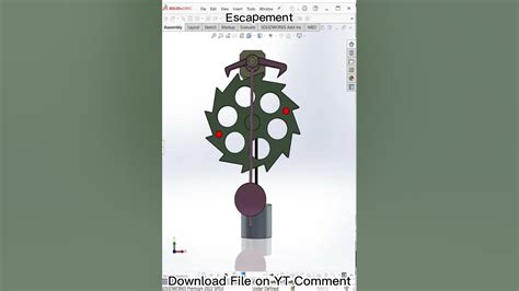 Escapement Animation - Mechanical Animation - YouTube