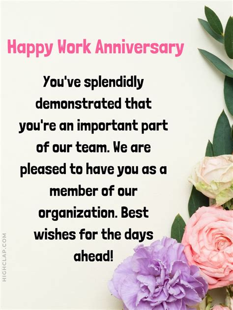 60 Happy Work Anniversary Wishes Messages And Quotes 44 Off | Porn Sex ...