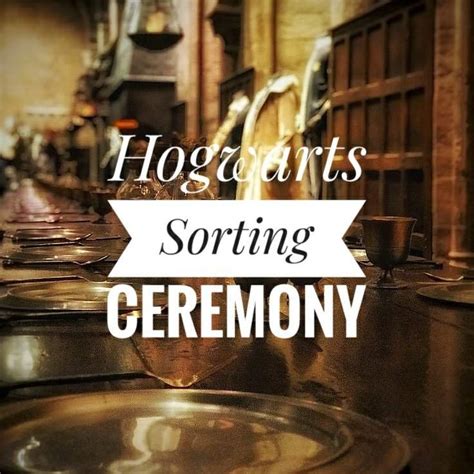 Hogwarts Sorting Ceremony | ⚡ Hogwarts ⚡ Amino