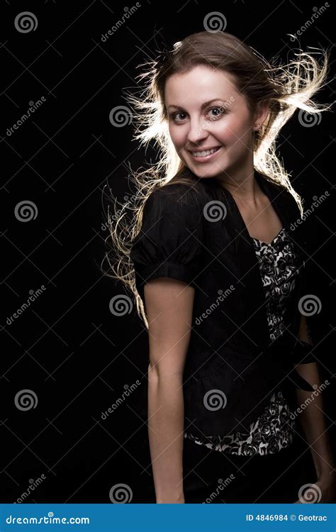 Wind Blown Hair Stock Images - Image: 4846984