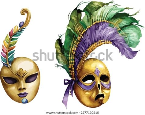 Mardi Gras Carnival Venetian Mask Clipart Stock Vector (Royalty Free ...